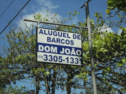  Figura 36. Aluguel de Barcos Dom João.